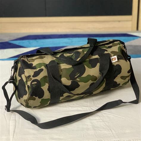 bathing ape duffle bag